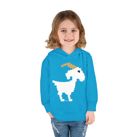 Toddlers Goat Pullover Fleece Hoodie