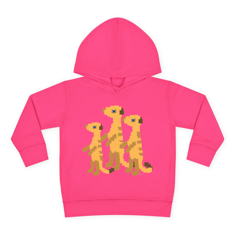 Toddlers Meerkats Pullover Fleece Hoodie