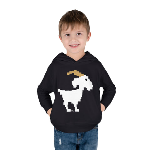 Toddlers Goat Pullover Fleece Hoodie