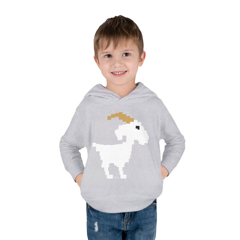 Toddlers Goat Pullover Fleece Hoodie
