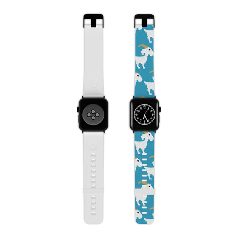 Fun Goat Apple Watch Band - Stylish and Trendy Silicone Strap for Kids & Adults