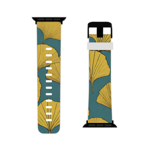 Ginkgo Leaf Apple Watch Band - Stylish and Versatile Strap