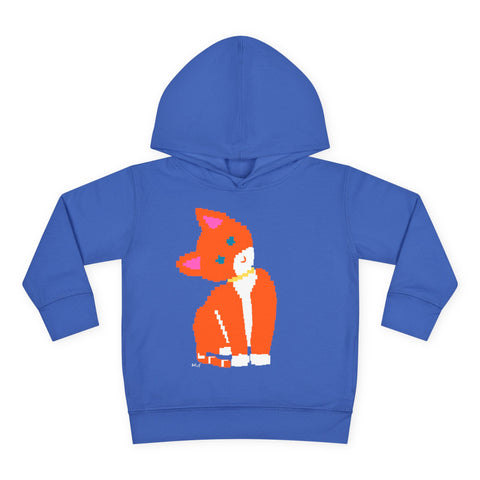 Toddlers Cat Pullover Fleece Hoodie