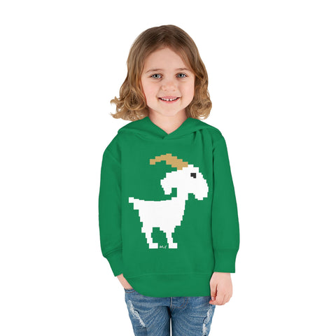 Toddlers Goat Pullover Fleece Hoodie