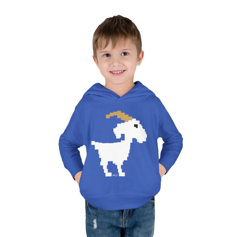 Toddlers Goat Pullover Fleece Hoodie