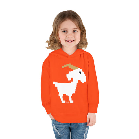 Toddlers Goat Pullover Fleece Hoodie