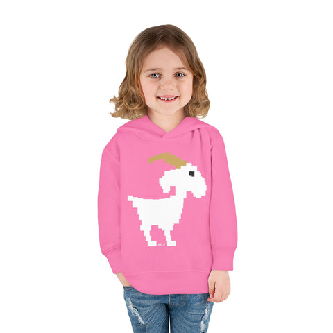 Toddlers Goat Pullover Fleece Hoodie