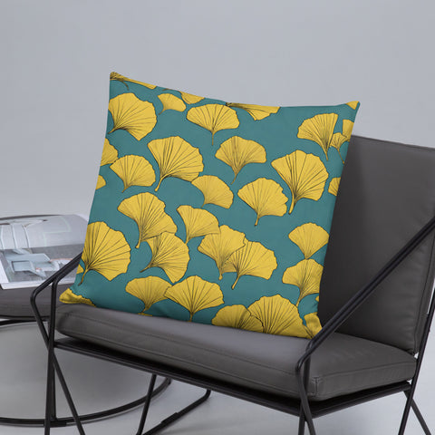 Golden Ginkgo Pillow