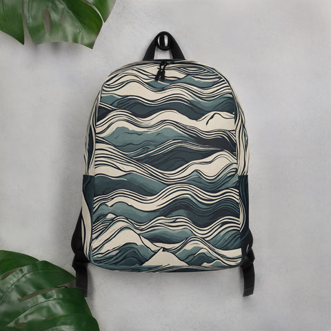Waves Minimalist Backpack