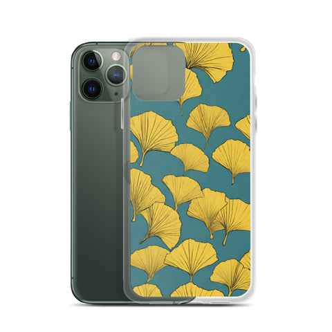Golden Ginkgo Clear Case for iPhone®