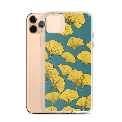 Golden Ginkgo Clear Case for iPhone®