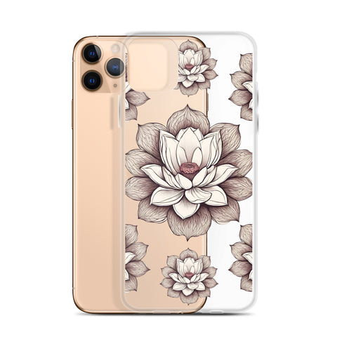 Lotus Clear Case for iPhone®