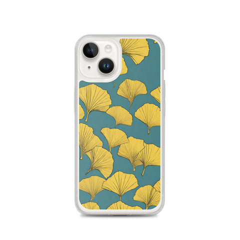 Golden Ginkgo Clear Case for iPhone®