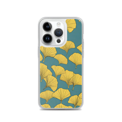 Golden Ginkgo Clear Case for iPhone®