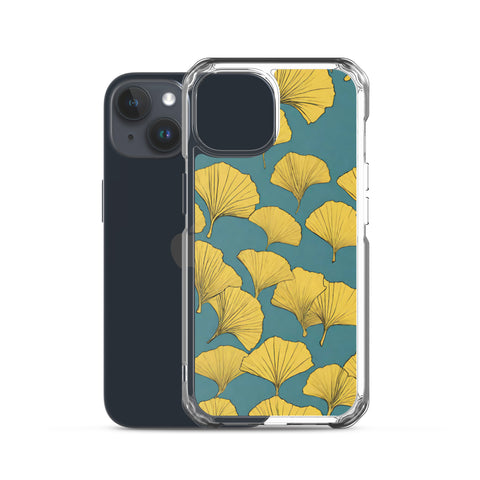 Golden Ginkgo Clear Case for iPhone®
