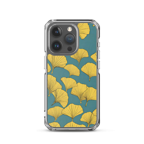 Golden Ginkgo Clear Case for iPhone®