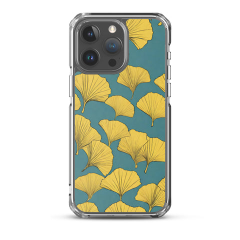 Golden Ginkgo Clear Case for iPhone®