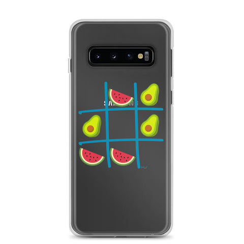Tic Tac Toe Clear Case for Samsung®