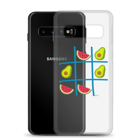 Tic Tac Toe Clear Case for Samsung®