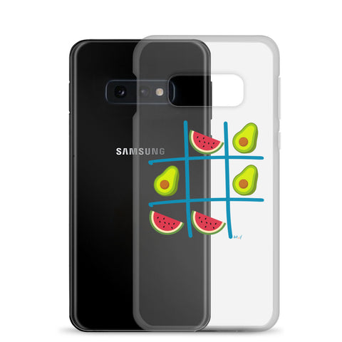 Tic Tac Toe Clear Case for Samsung®