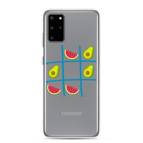 Tic Tac Toe Clear Case for Samsung®