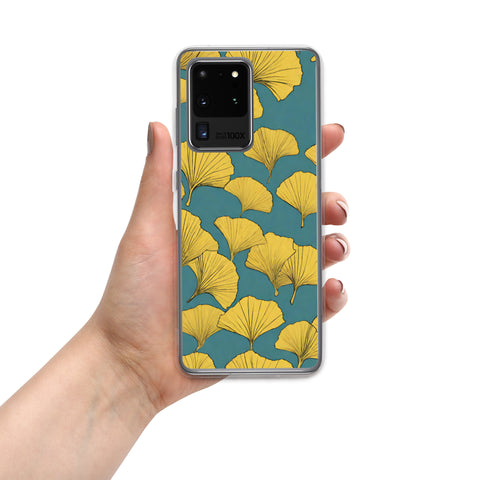 Golden Ginkgo Clear Case for Samsung®