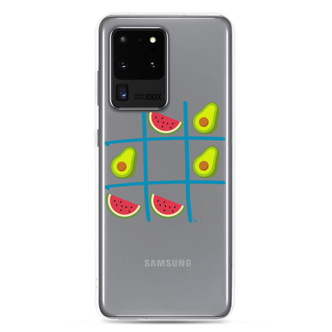 Tic Tac Toe Clear Case for Samsung®