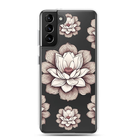 Lotus Clear Case for Samsung®