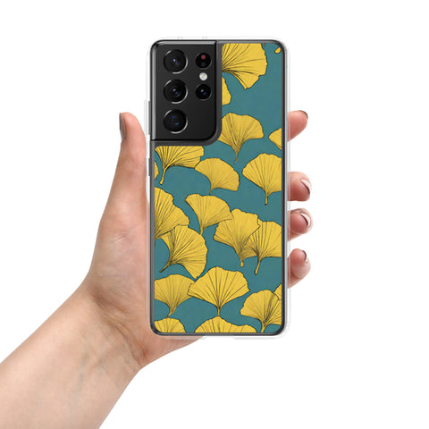 Golden Ginkgo Clear Case for Samsung®
