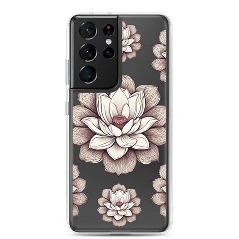 Lotus Clear Case for Samsung®