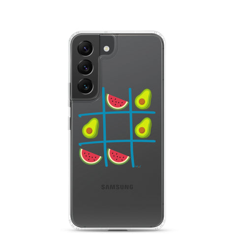 Tic Tac Toe Clear Case for Samsung®