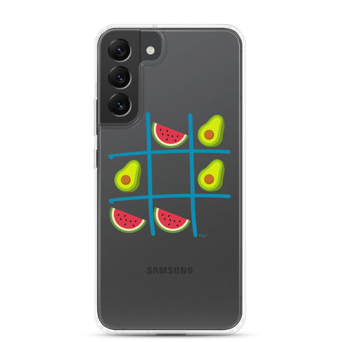 Tic Tac Toe Clear Case for Samsung®