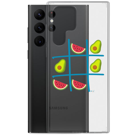Tic Tac Toe Clear Case for Samsung®