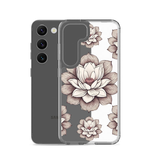 Lotus Clear Case for Samsung®