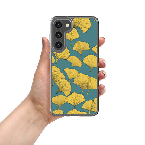 Golden Ginkgo Clear Case for Samsung®