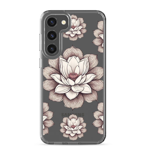 Lotus Clear Case for Samsung®
