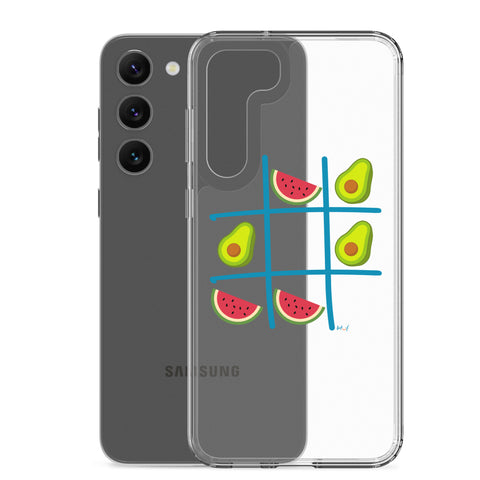 Tic Tac Toe Clear Case for Samsung®