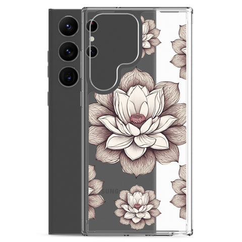 Lotus Clear Case for Samsung®