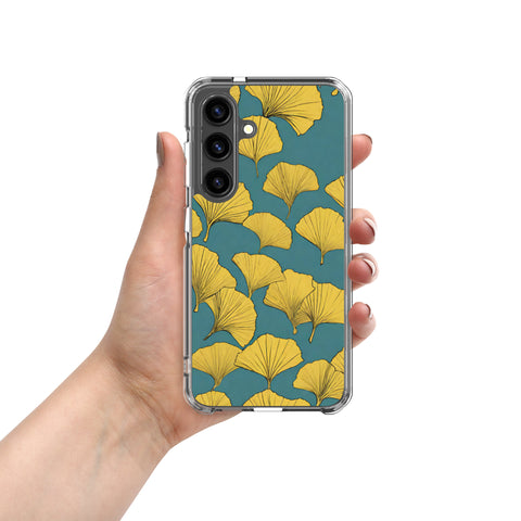 Golden Ginkgo Clear Case for Samsung®