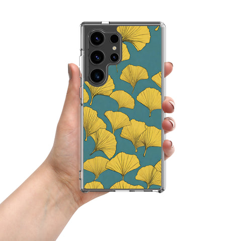 Golden Ginkgo Clear Case for Samsung®