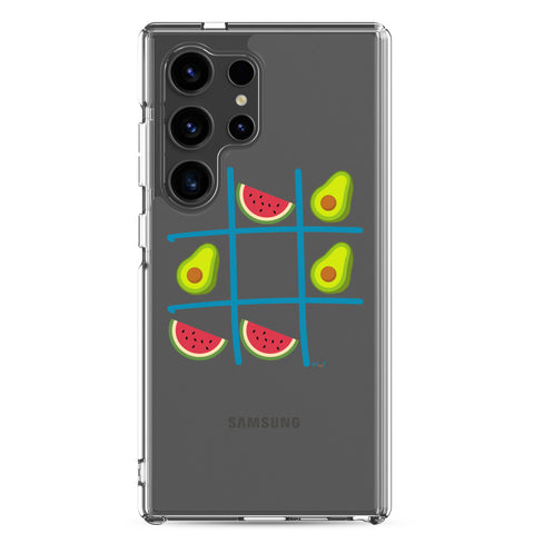 Tic Tac Toe Clear Case for Samsung®
