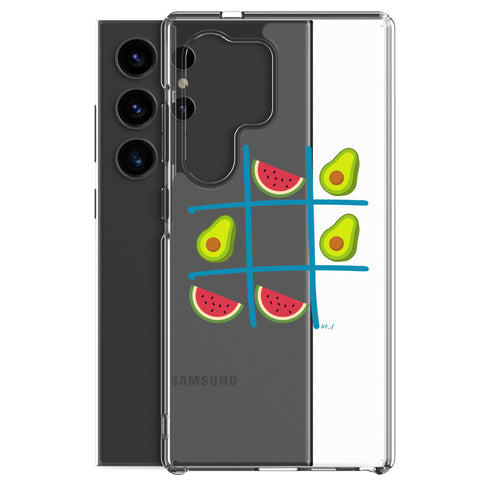 Tic Tac Toe Clear Case for Samsung®