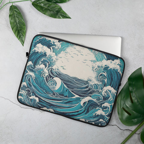 Raging Waves Laptop Sleeve