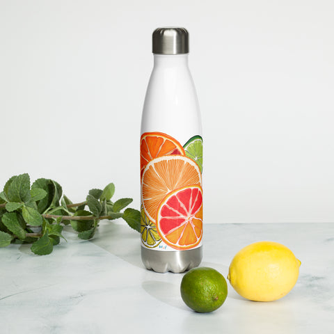 Citrus Stainless Steel Water Bottle