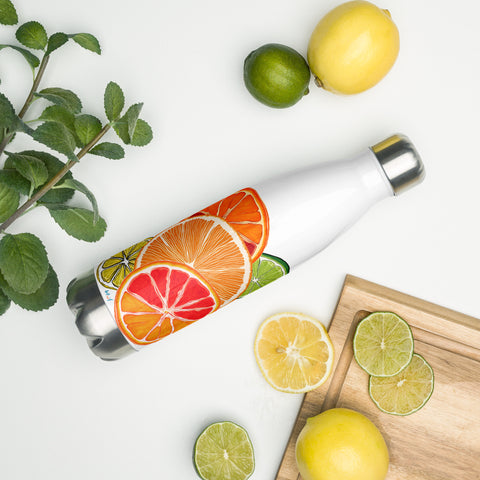 Citrus Stainless Steel Water Bottle