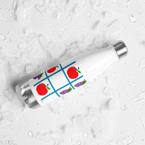 Tic Tac Toe Stainless Steel Water Bottle