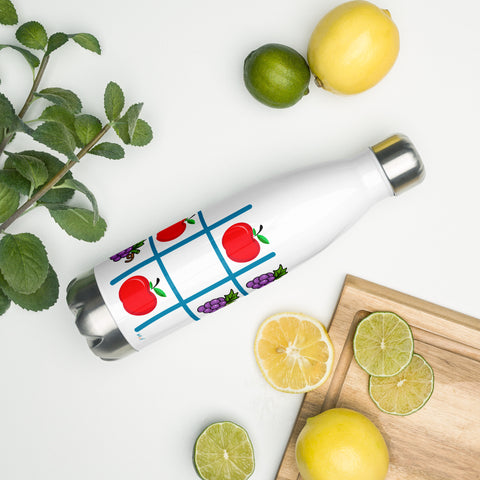 Tic Tac Toe Stainless Steel Water Bottle