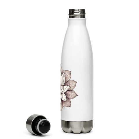 Lotus Stainless Steel Water Bottle