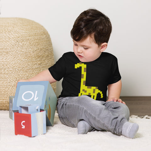 Toddlers Giraffe Short Sleeve Tee