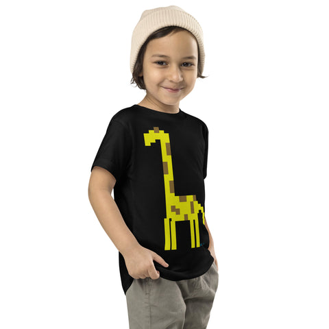 Toddlers Giraffe Short Sleeve Tee